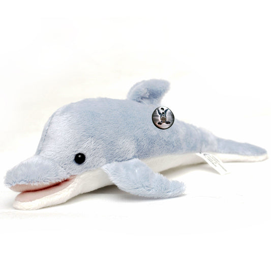Delfin Kuscheltier Dolphin hellblau 26 cm Plüschtier MARLIN