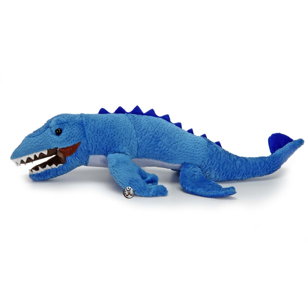 Dinosaurier Mosasaurus Kuscheltier blau Meeresechse MATABLUE