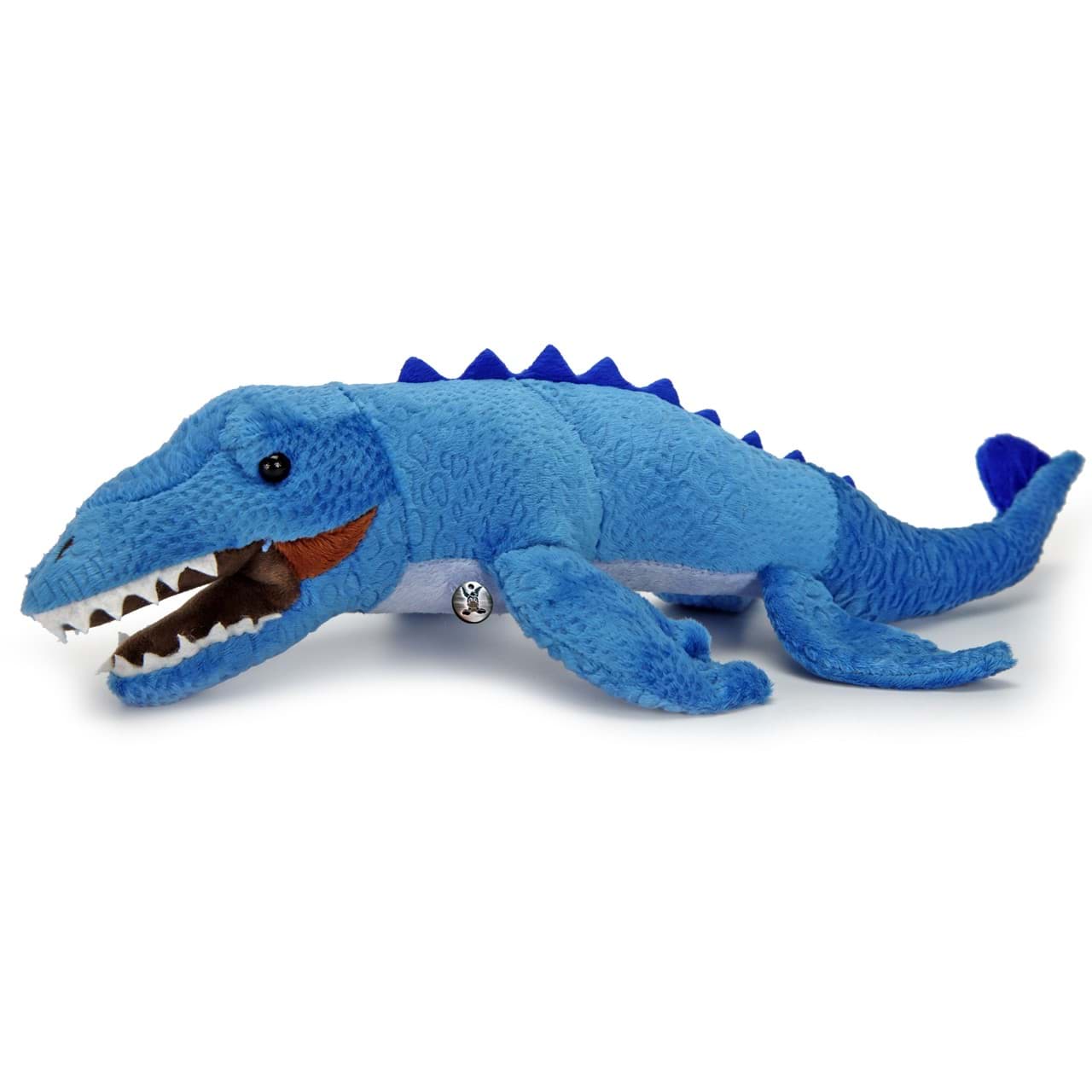 Dinosaurier Mosasaurus Kuscheltier blau Meeresechse MATABLUE