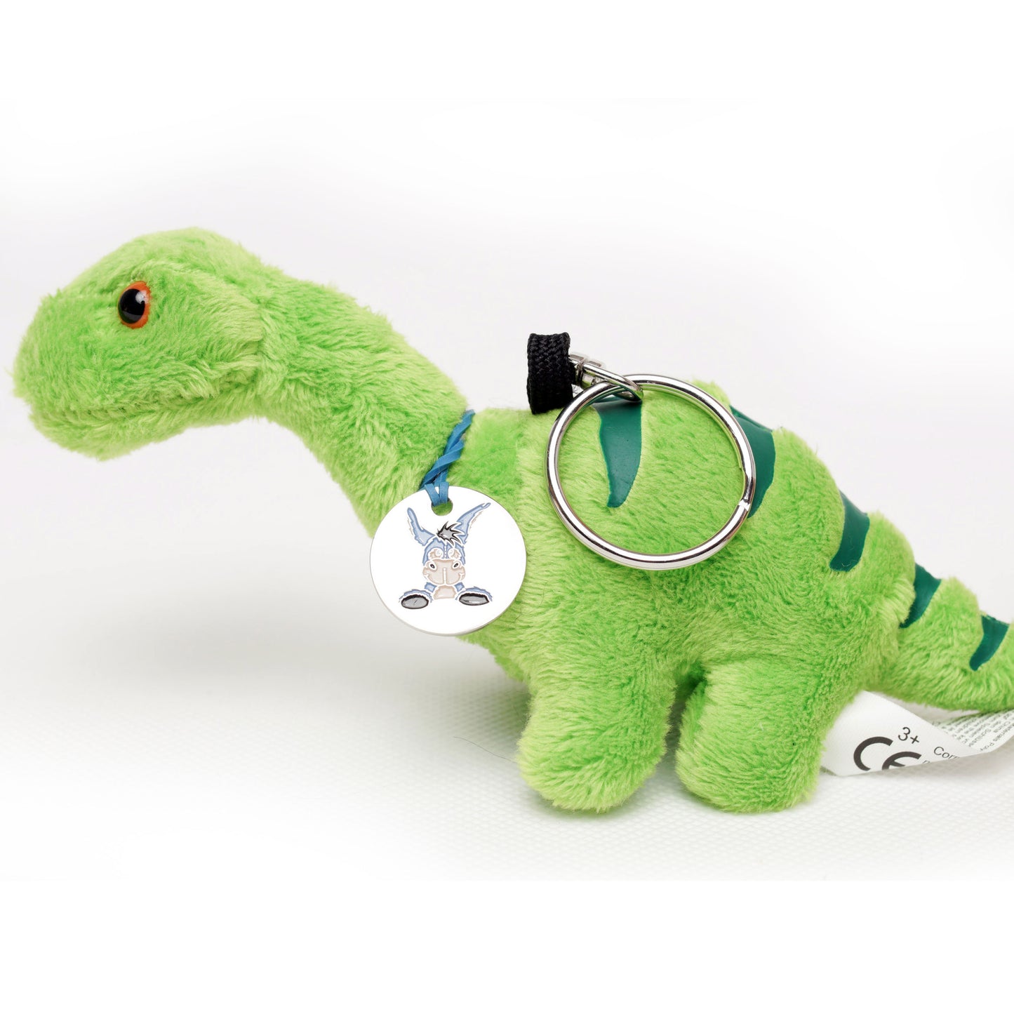 Dinosaurier Schlüsselanhänger Plüsch Apatosaurus Anhänger RINGO