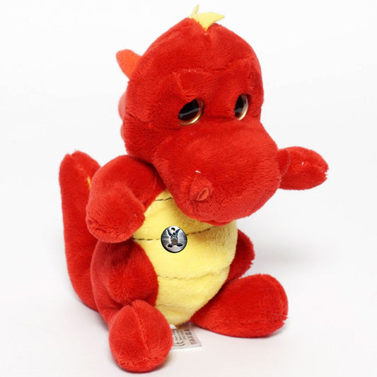 Drache Kuscheltier rot Feuerdrache Plüschtier YASUR