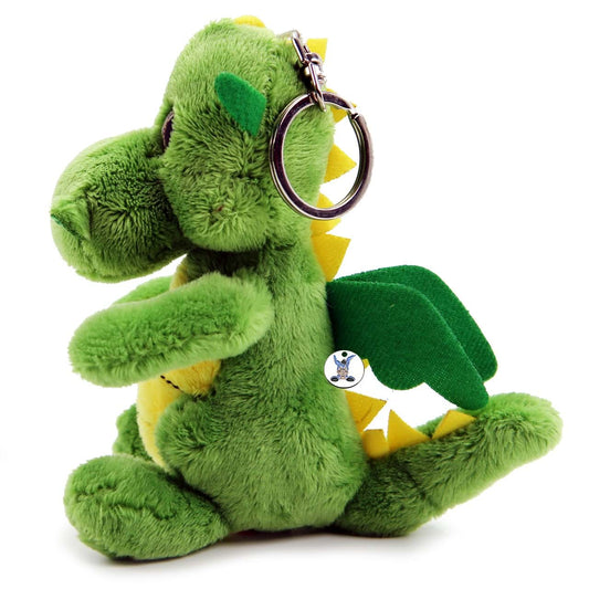 Drache Schlüsselanhänger Plüsch grün Anhänger CAMROTH
