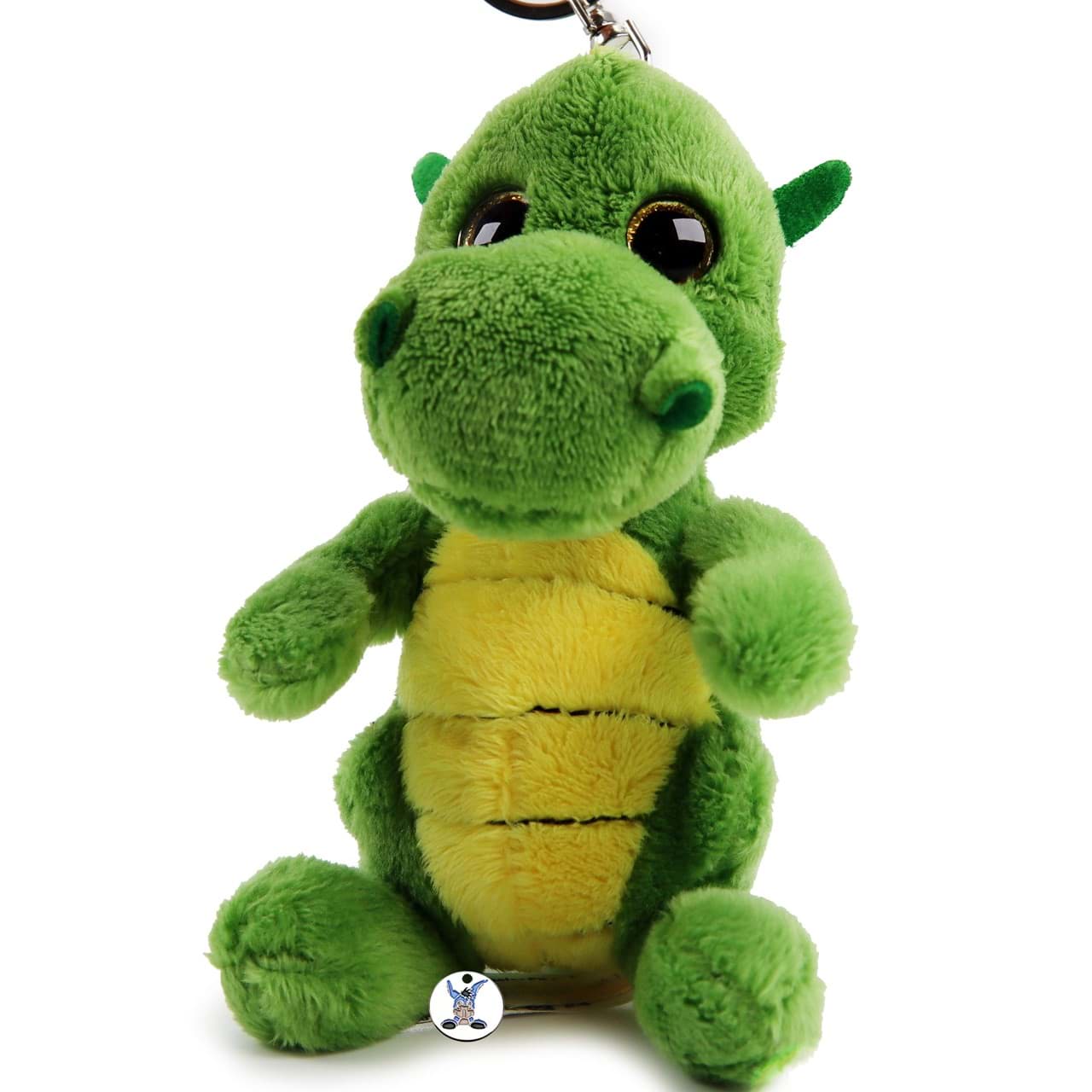 Drache Schlüsselanhänger Plüsch grün Anhänger CAMROTH