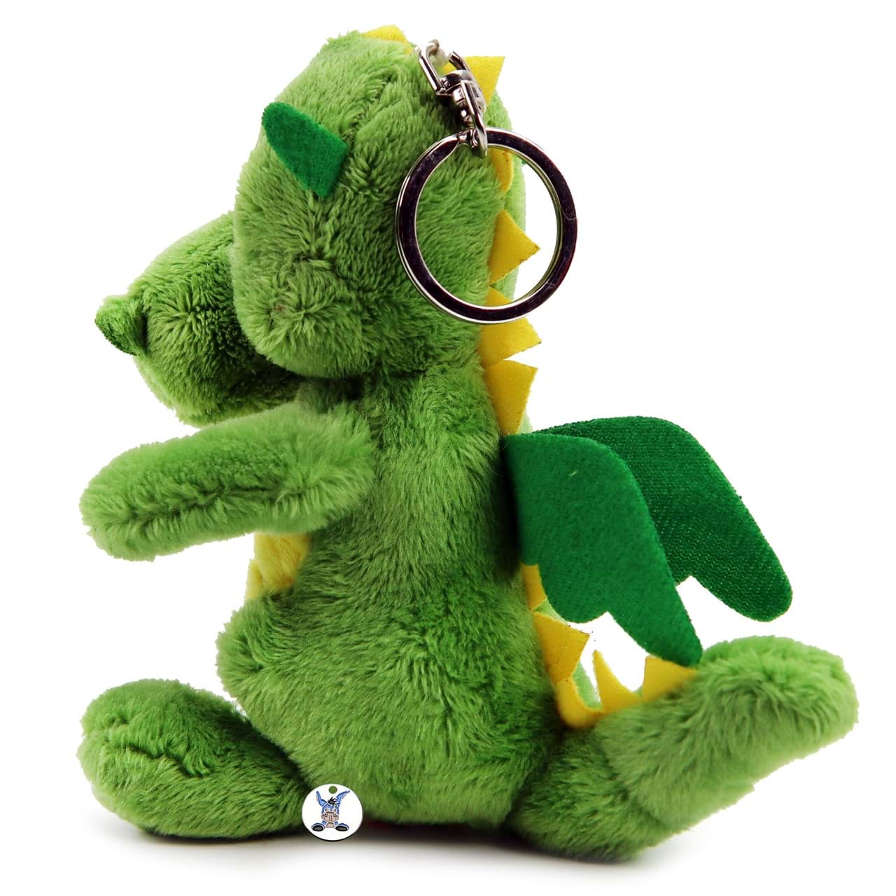 Drache Schlüsselanhänger Plüsch grün Anhänger CAMROTH