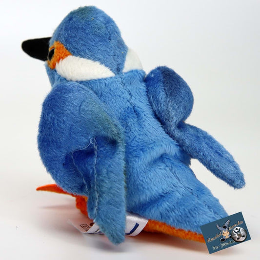 Eisvogel Kuscheltier Vogel blau orange Plüsch Wildvogel ALCEDO