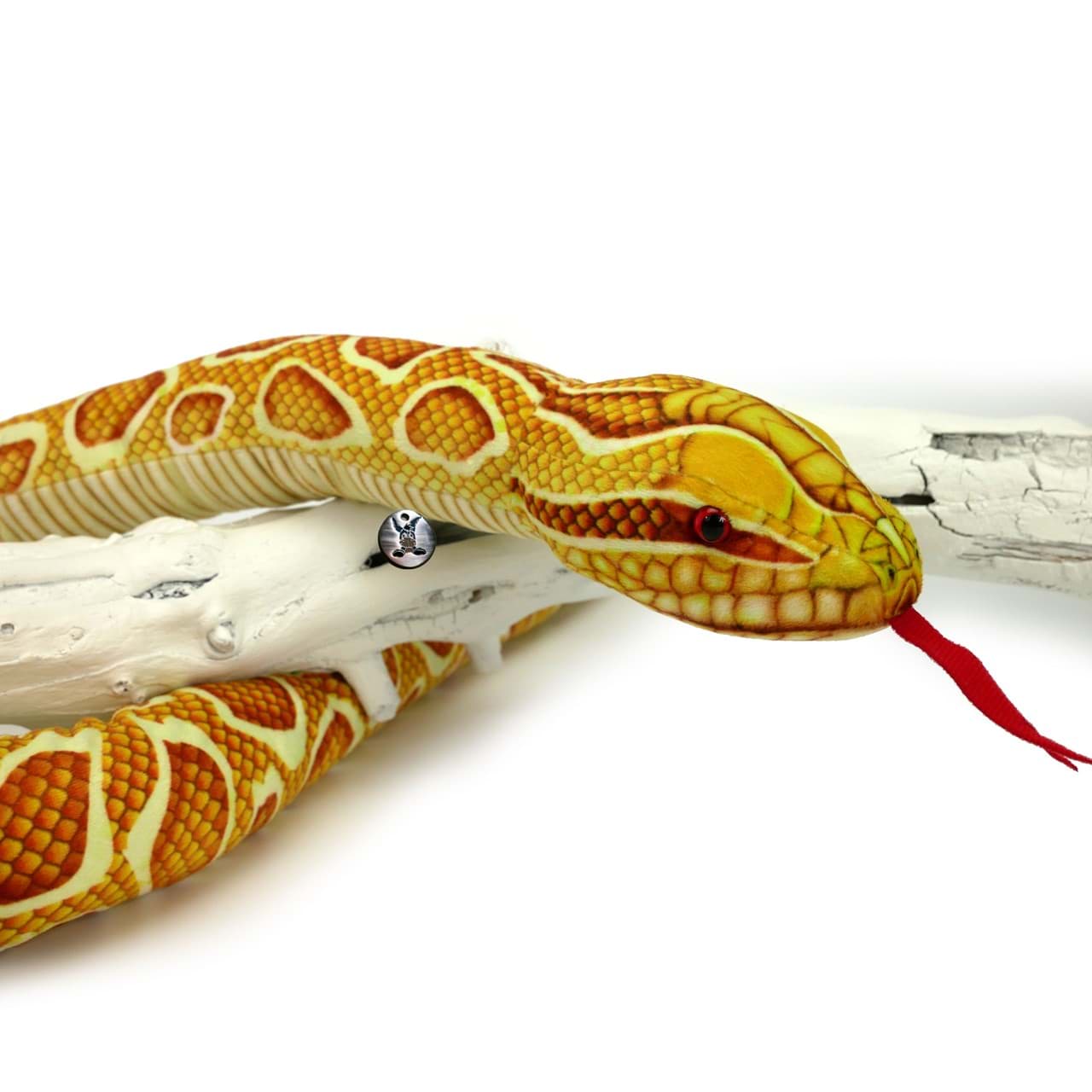 Goldpython Kuscheltier Schlange 150 cm Plüschtier HONEY