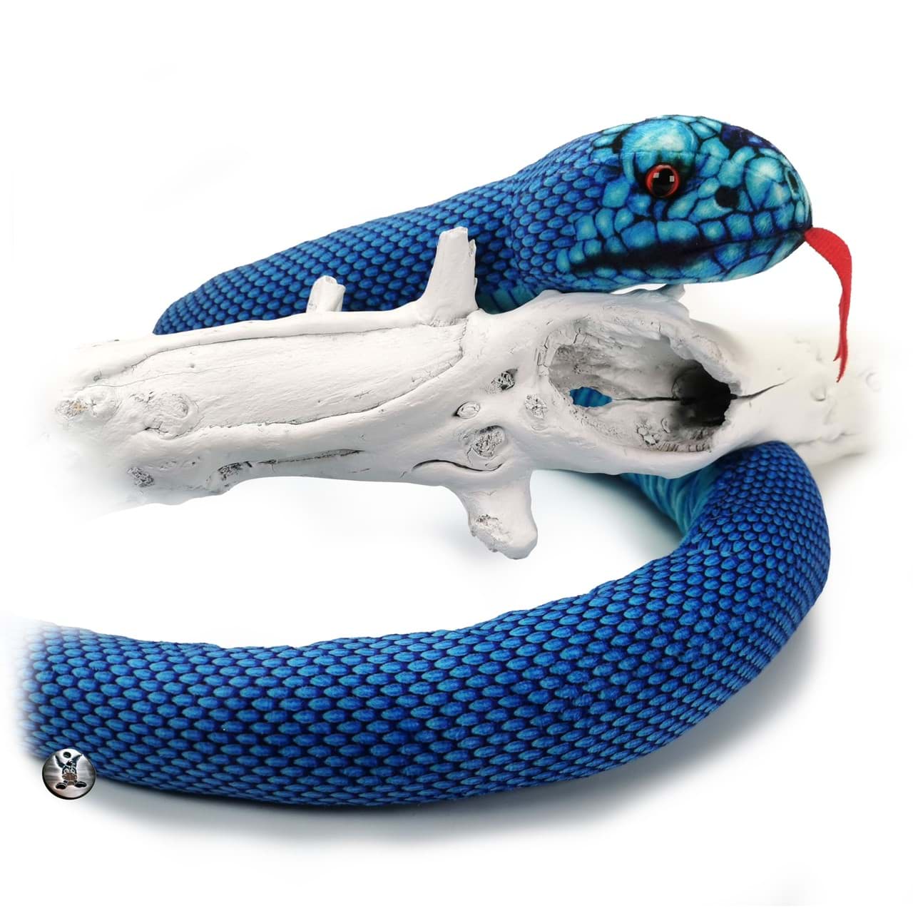 Grubenotter Kuscheltier XL Schlange Baumast Viper Plüsch TOXICO