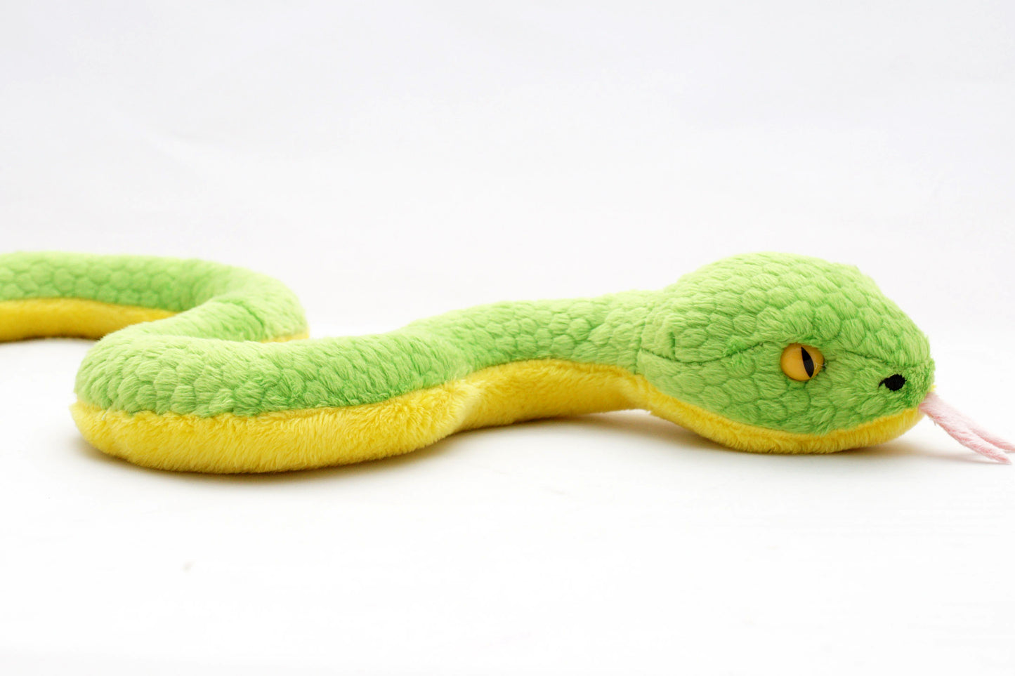 Grüne Mamba Kuscheltier Schlange Grubenotter Plüsch MAMBOO