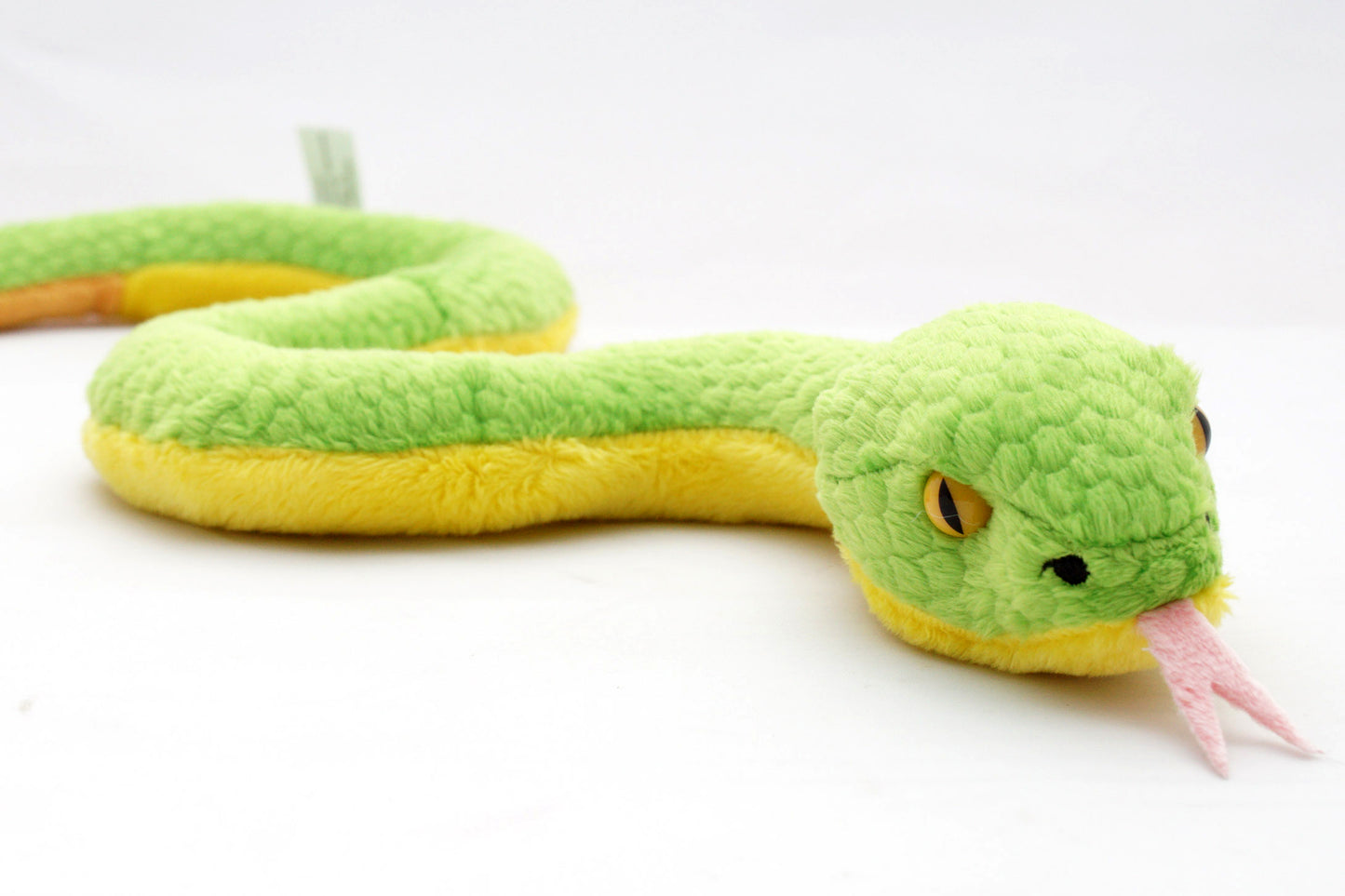 Grüne Mamba Kuscheltier Schlange Grubenotter Plüsch MAMBOO