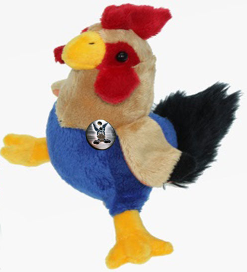 Hahn Kuscheltier Gockel blau braun Huhn Plüschtier Vogel ANTON