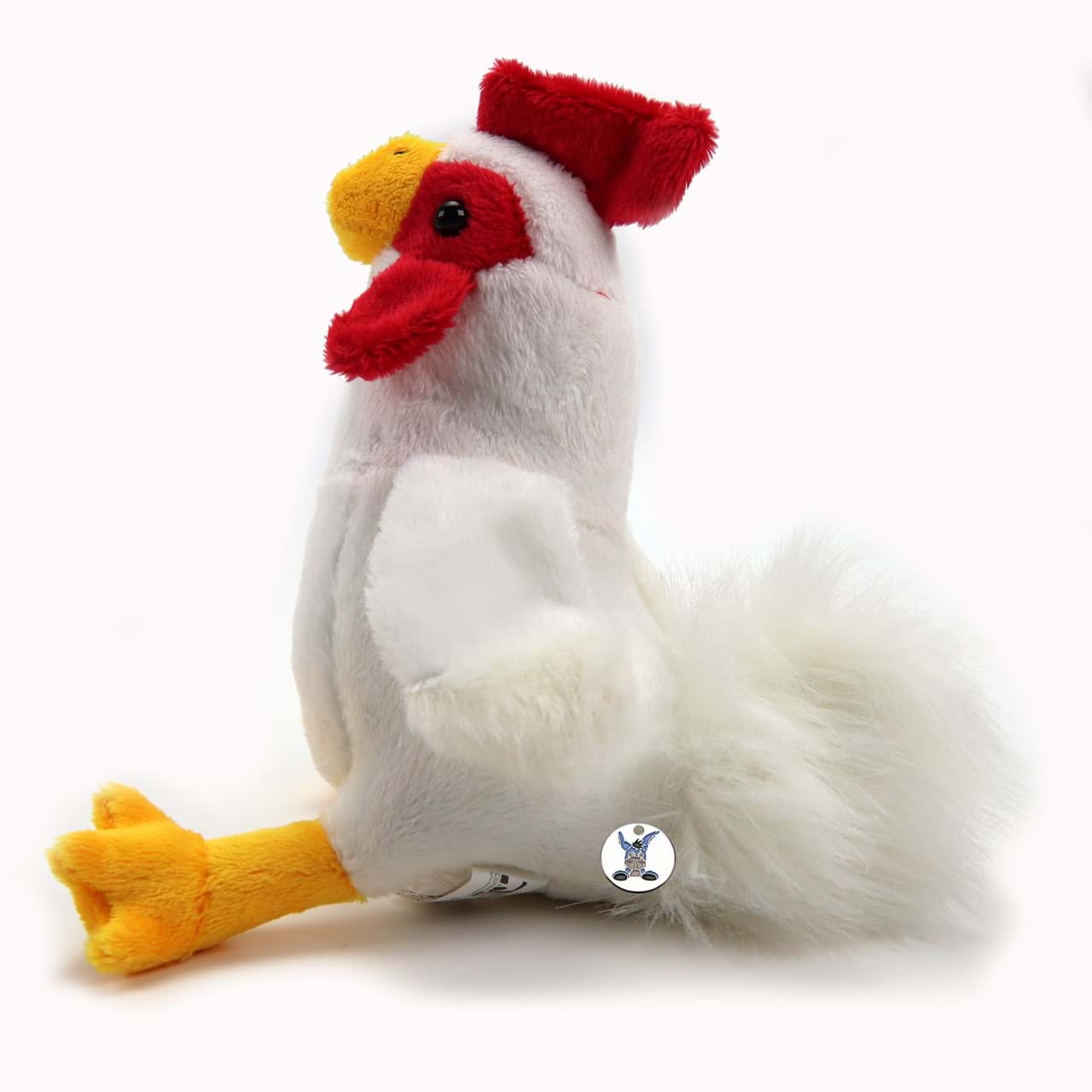 Hahn weiß Kuscheltier Gockel Huhn Plüsch Vogel Bauernhof EDDY