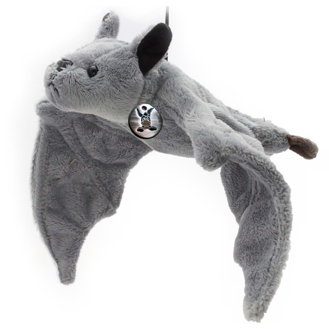 Fledermaus Kuscheltier grau Fransenfledermaus Plüsch DORA