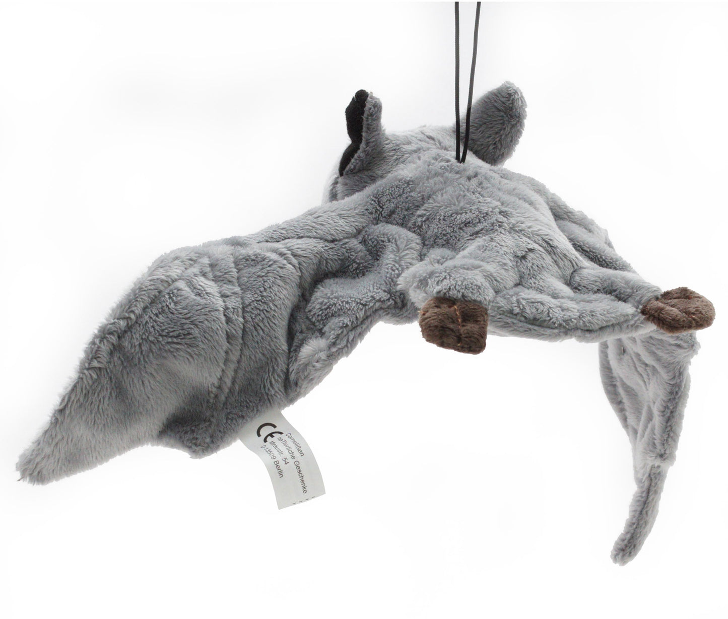Fledermaus Kuscheltier grau Fransenfledermaus Plüsch DORA