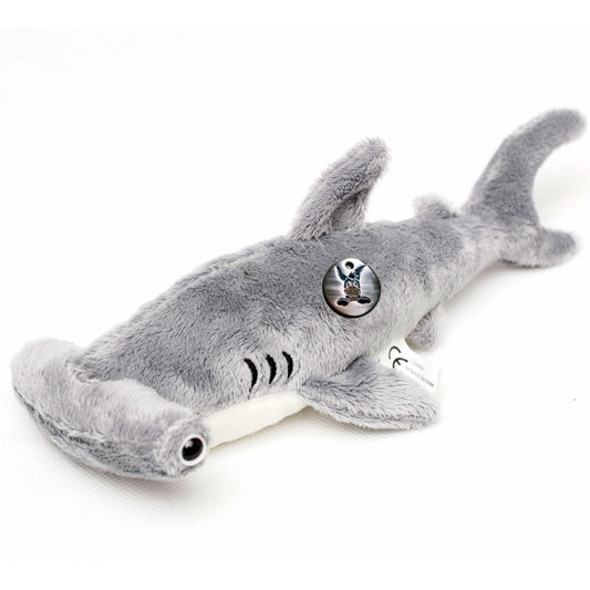 Hammerhai Kuscheltier grau 28 cm Plüschhai Plüschtier CEPHAL