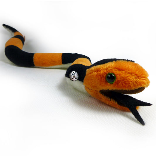 Korallenschlange Kuscheltier Schlange schwarz orange PAYTON