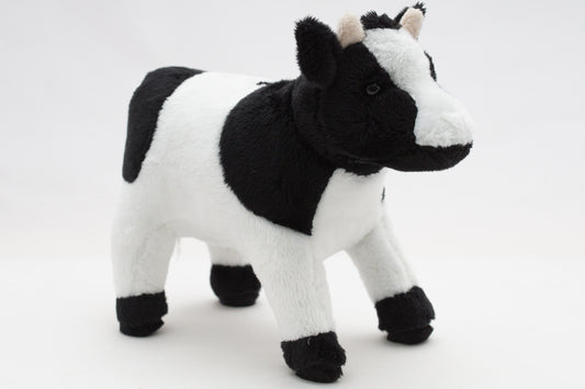 Kuh Kuscheltier schwarz-weiß Plüsch Holstein-Rind Fleckvieh ROSI