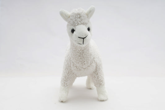 Lama Alpaka Kuscheltier weiß Plüschtier 20 cm KARMA
