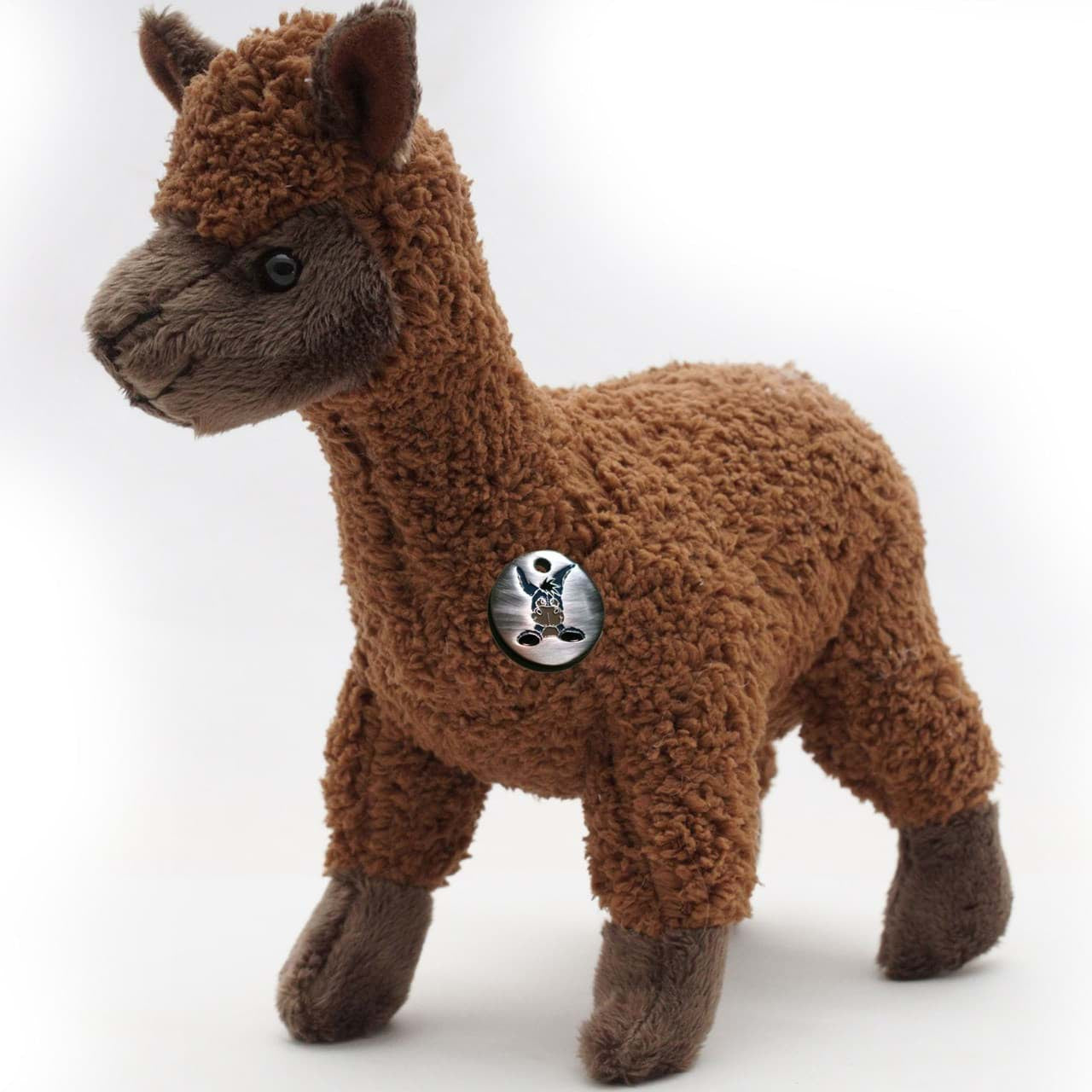 Lama Alpaka Kuscheltier braun Plüschtier 20 cm LHAMO