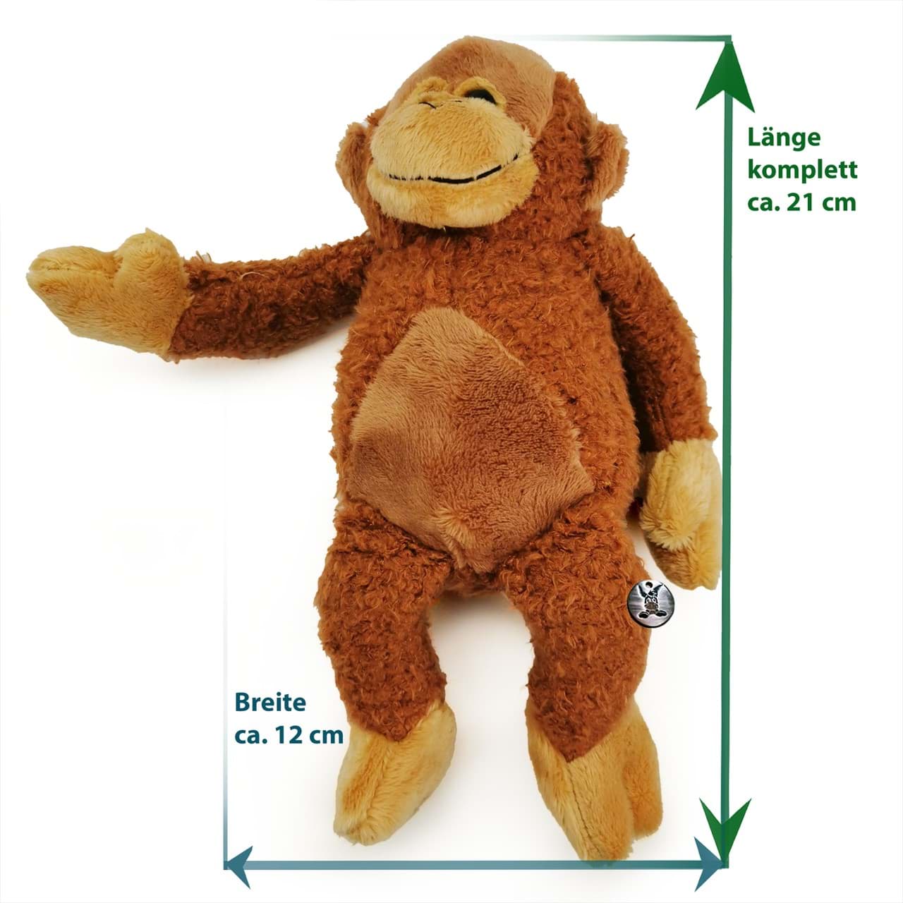 Orang Utan Affe Kuscheltier Plüschtier Schlenkertier PONGO