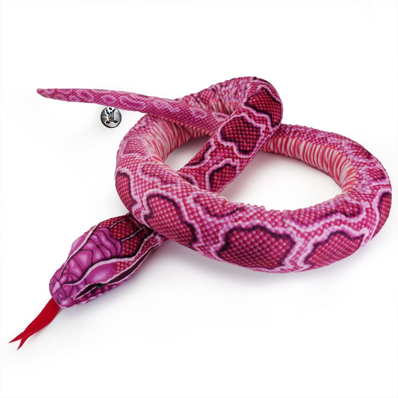 Pink-Python Kuscheltier Schlange 150 cm Plüschtier PISAYA
