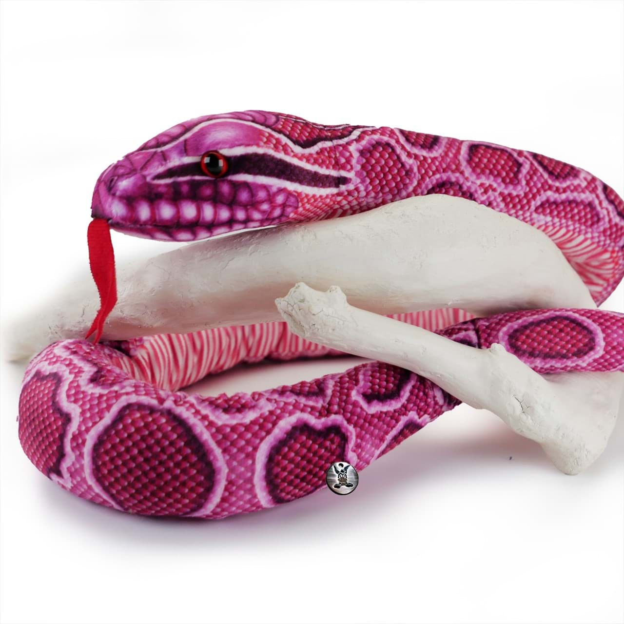 Pink-Python Kuscheltier Schlange 150 cm Plüschtier PISAYA