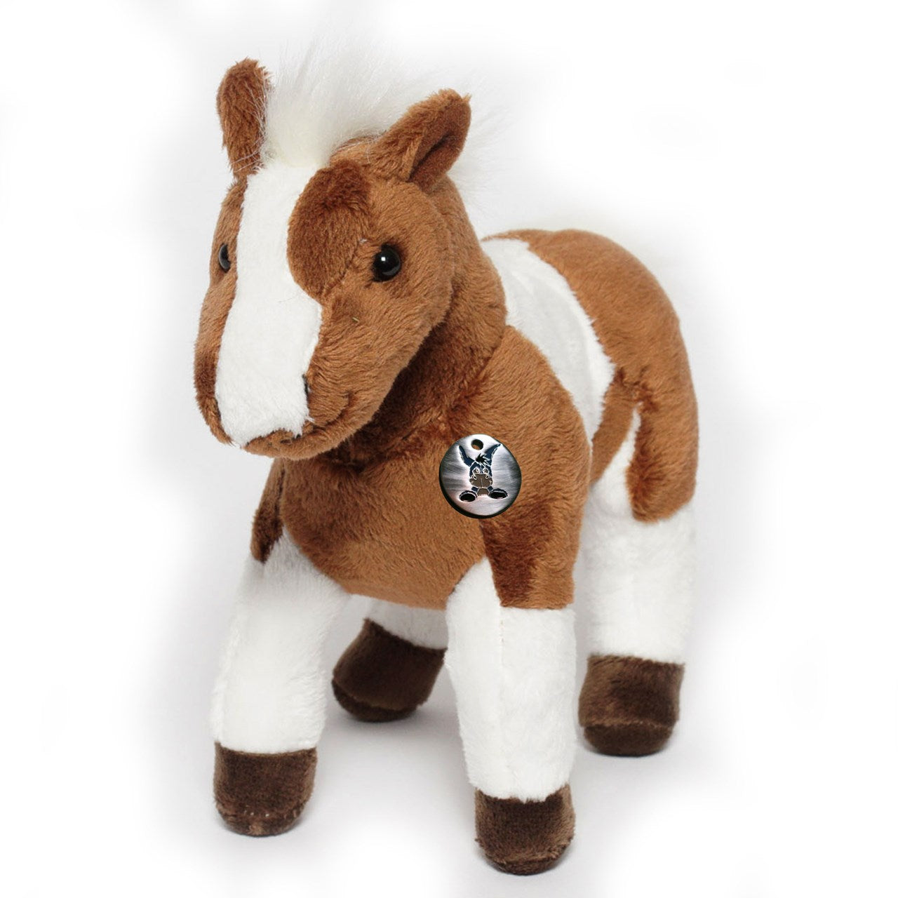 Pferd Pony Kuscheltier Schecke Pinto braun-weiß WAKAN