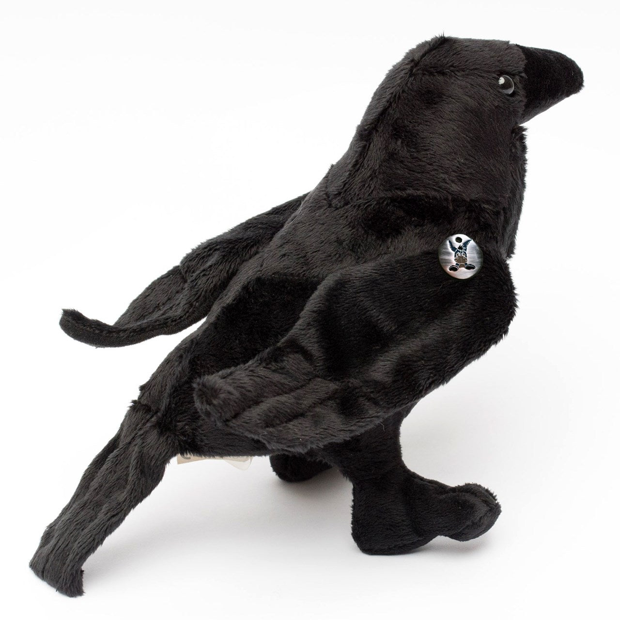 Rabe Kuscheltier Vogel schwarz Krähe Kohlrabe Plüschtier HUGIN