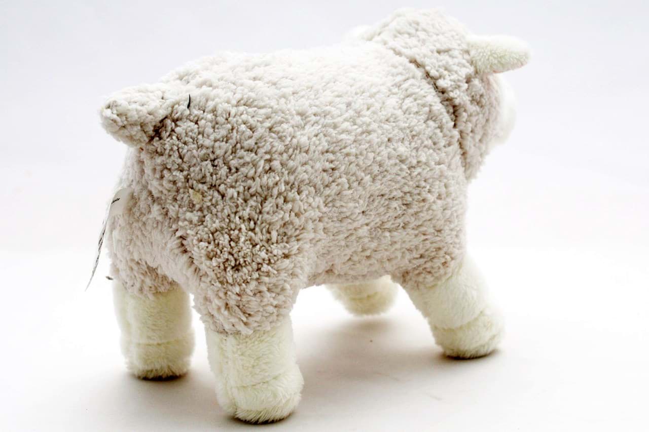 Schaf Kuscheltier Lamm Hausschaf weiß Plüschtier ERNA