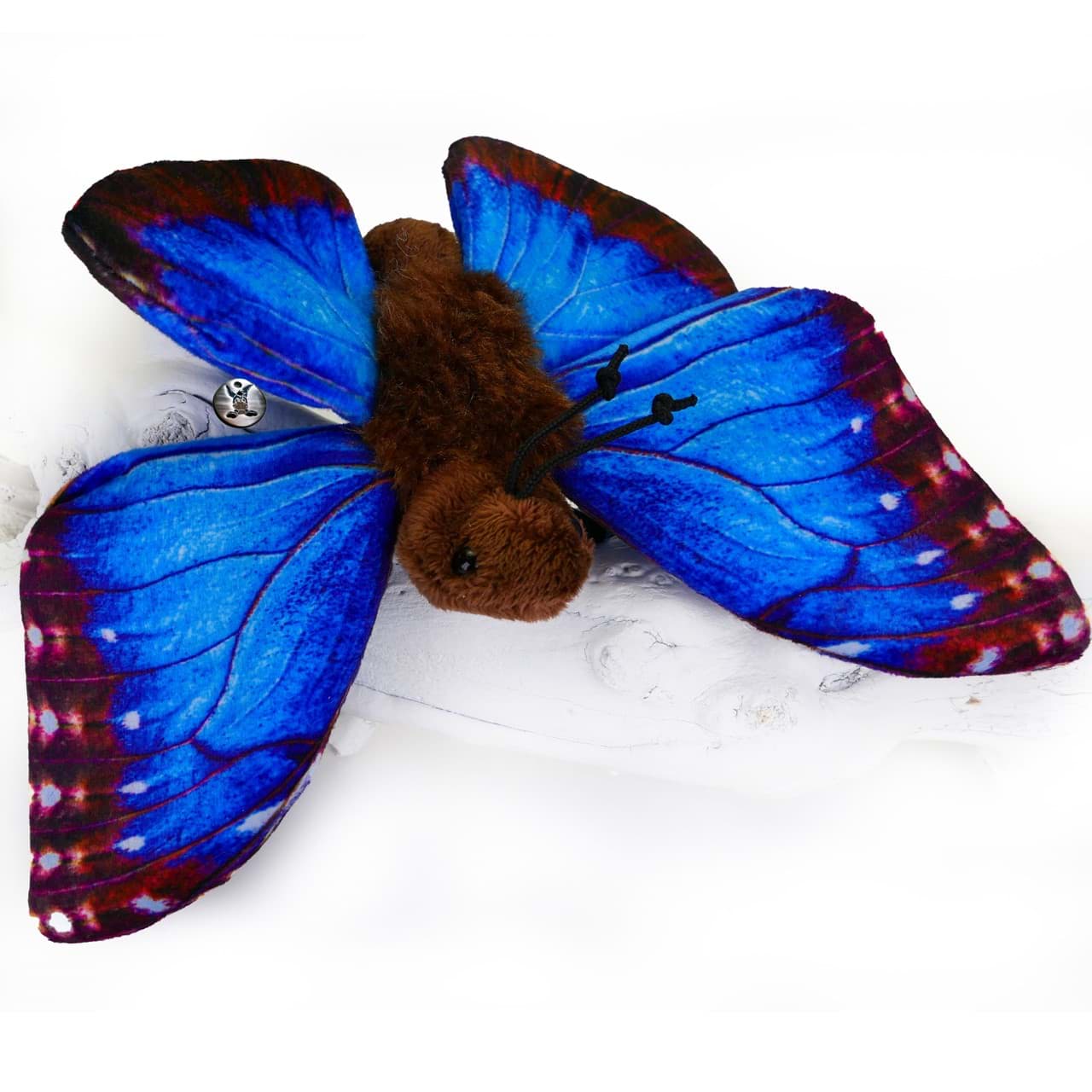 Schmetterling Kuscheltier Blauer Morphofalter Insekt MORRIS
