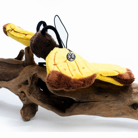 Schmetterling Kuscheltier Falter gelb Insekt Plüsch METTY