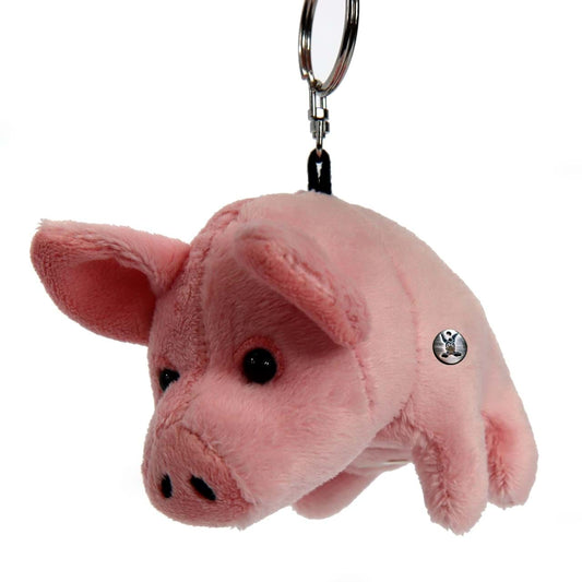 Schwein Schlüsselanhänger Plüsch Glücksschwein DIGGY