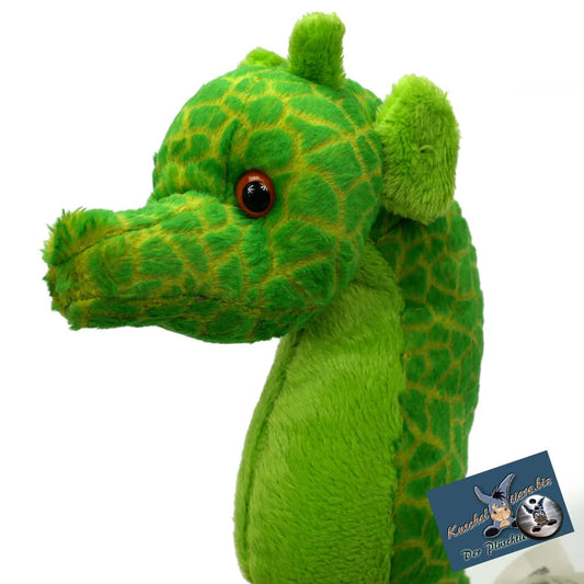 Seepferdchen Kuscheltier Seenadel grün 24 cm Plüschtier EFIA