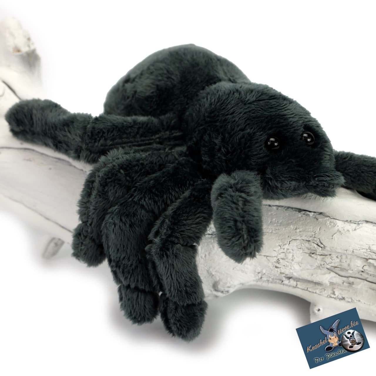 Spinne Kuscheltier Spider Vogelspinne grau Tarantel Plüsch WILBUR