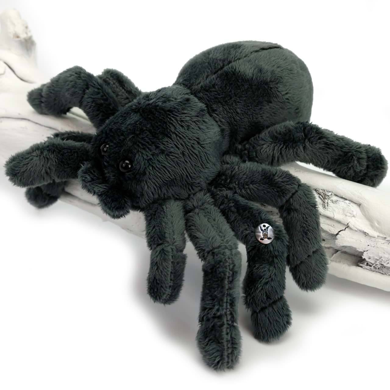 Spinne Kuscheltier Spider Vogelspinne grau Tarantel Plüsch WILBUR