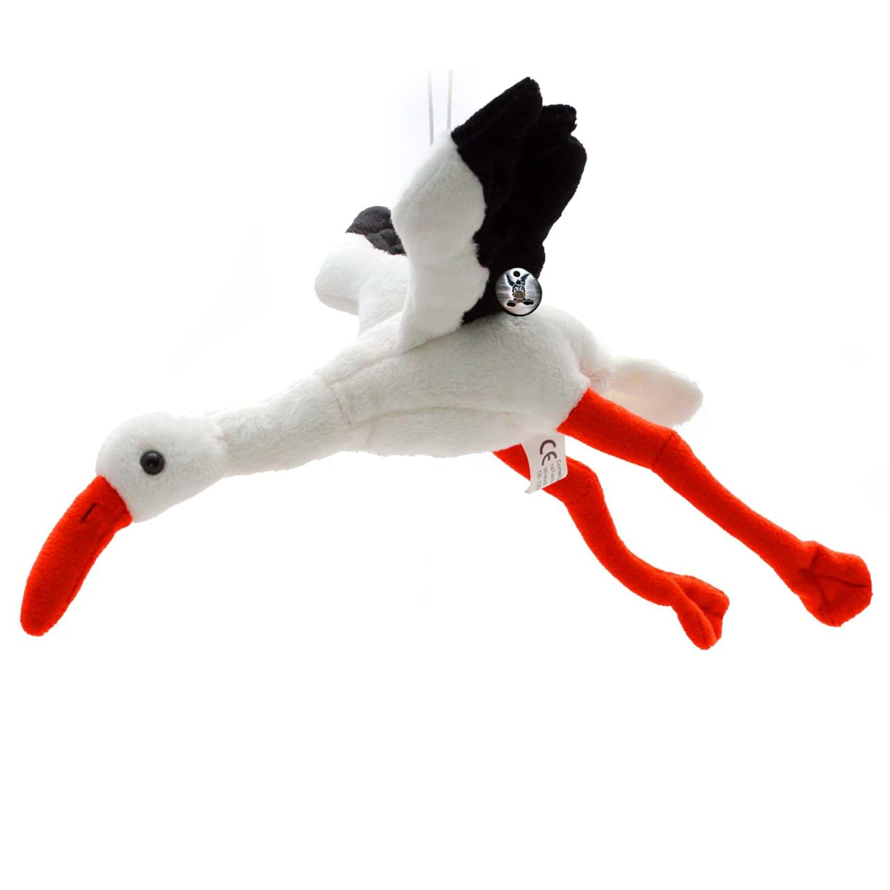 Storch Kuscheltier Vogel Klapperstorch Weißstorch Plüsch FLAPS