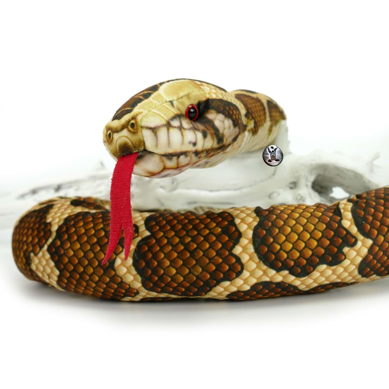 Tigerpython 100cm Kuscheltier Schlange Python Plüsch NADZL