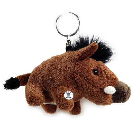Wildschwein Schlüsselanhänger Plüsch Keiler Kuscheltier RUDI
