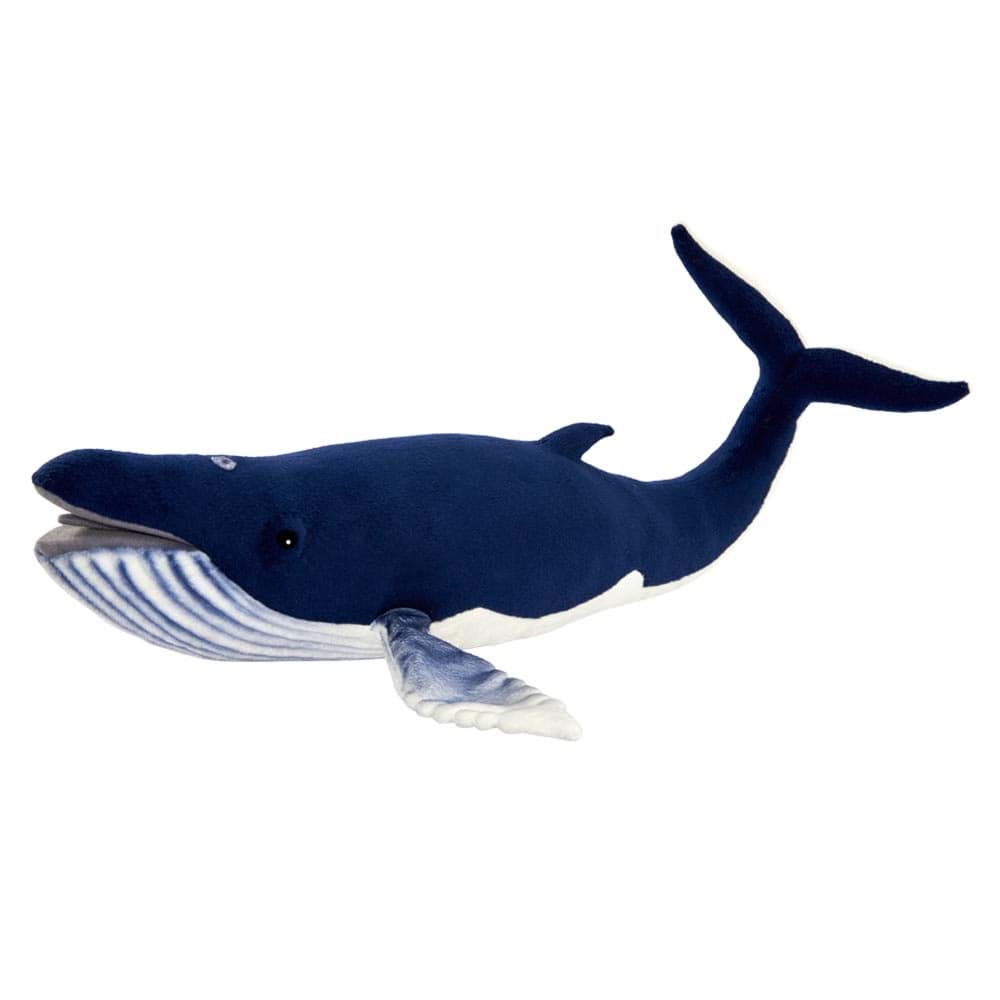 Plüsch Blauwal 56cm Wal Buckelwal Realistisch Premium Deko Stofftier