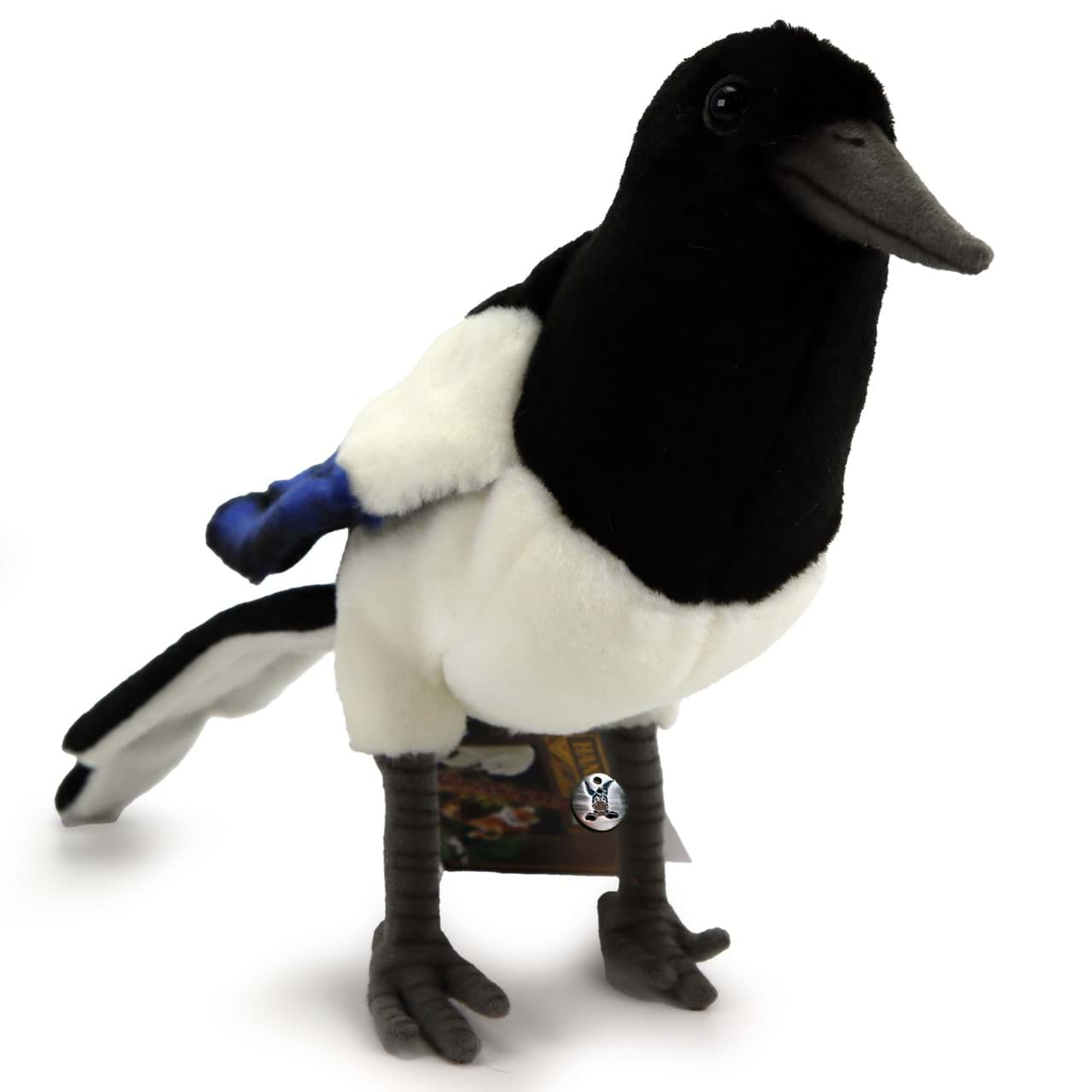 Elster PREMIUM Plüschtier Rabe Vogel Dekotier SHADY