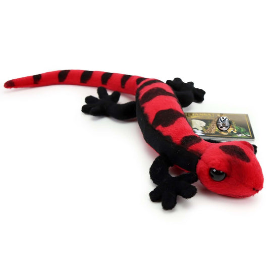 Feuersalamander PREMIUM schwarz rot Kuscheltier Deko RANGO