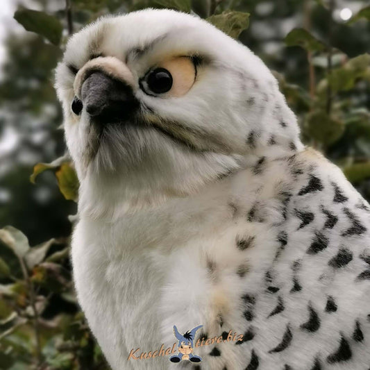 Gerfalke PREMIUM Falke Vogel Greif weiß Plüschtier Dekotier AMIR