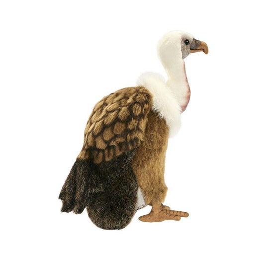 Plüsch Geier 30cm Stehend Greifvogel Realistisch Premium Deko Stofftier