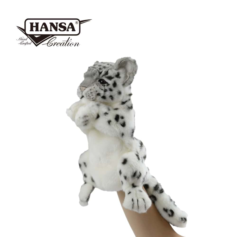 Handpuppe Schneeleopard Raubkatze Plüsch PREMIUM ANUSHA