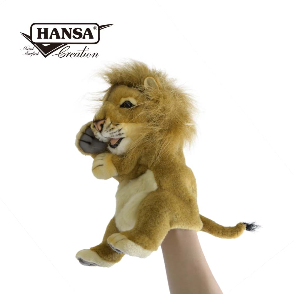 Handpuppe Löwe Raubkatze Plüsch PREMIUM Spielzeug FIRAS