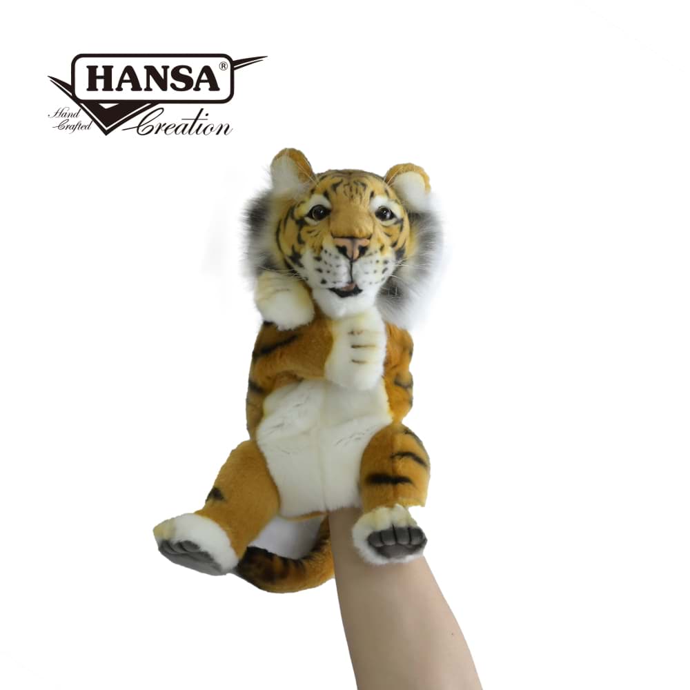 Handpuppe Tiger Raubkatze Plüsch PREMIUM Spielzeug URANUS