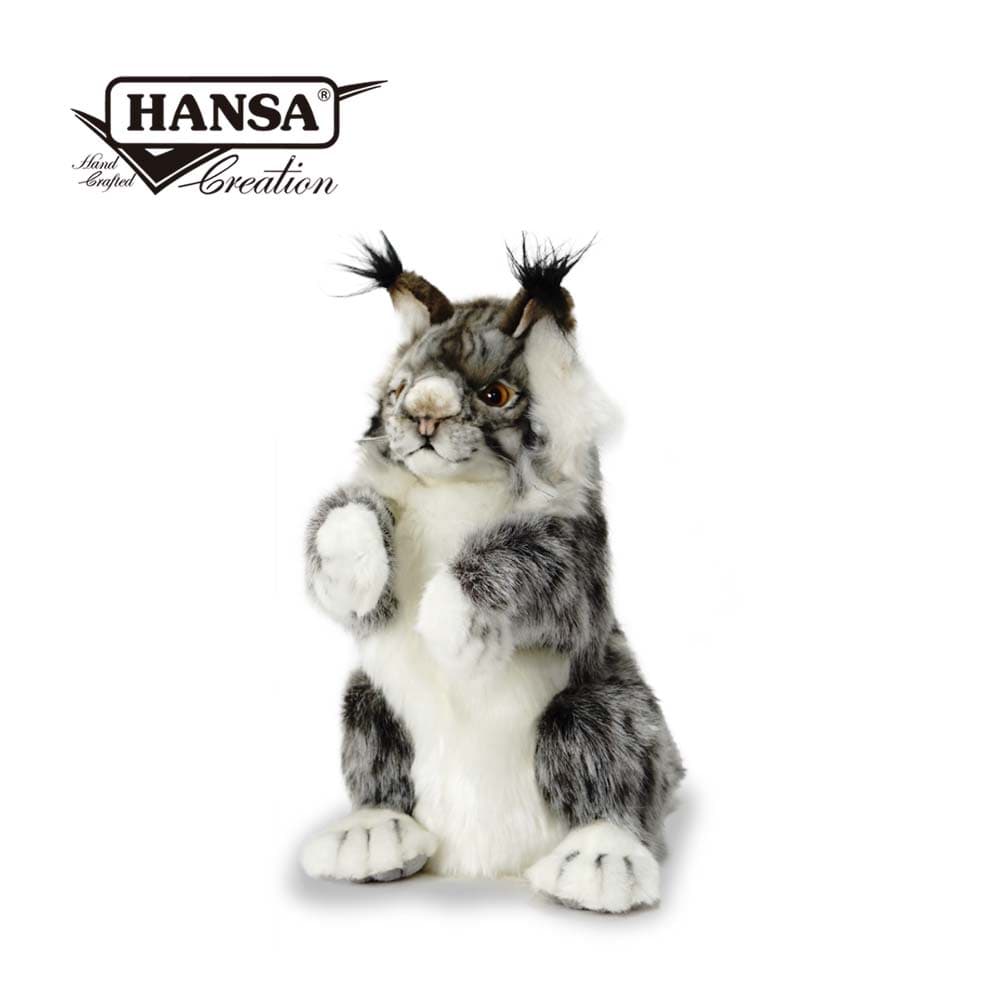 Handpuppe Luchs Wildkatze Plüsch PREMIUM Spielzeug RANI