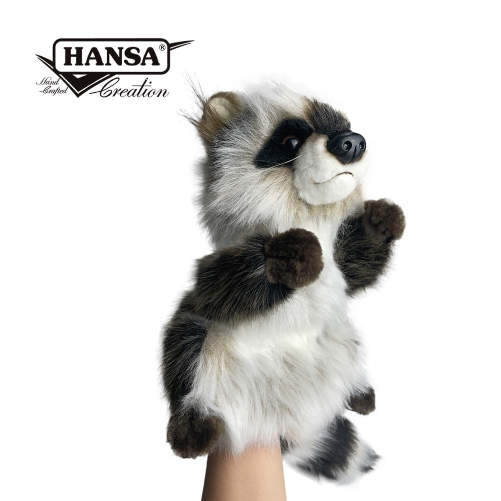Handpuppe Waschbär Marderhund Plüsch PREMIUM LIZZI
