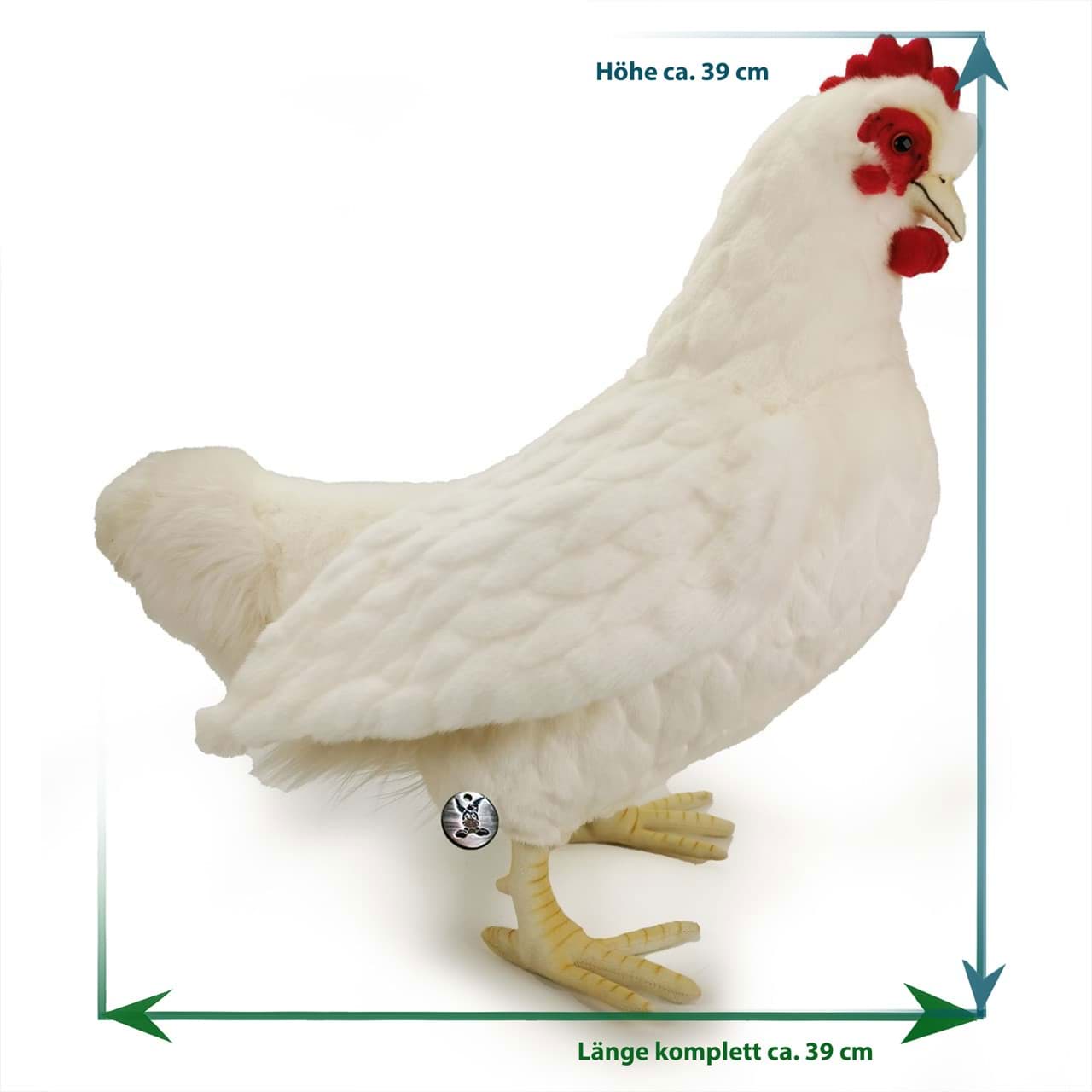 Huhn PREMIUM Plüschtier weiss Henne Vogel Dekotier BLENDA