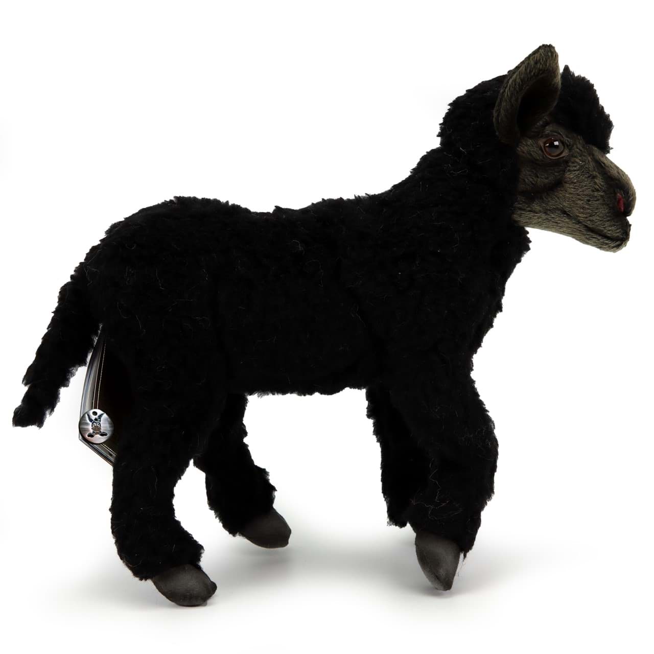 Lamm PREMIUM Schaf schwarz Sammeltier Plüsch Dekotier CAESAR