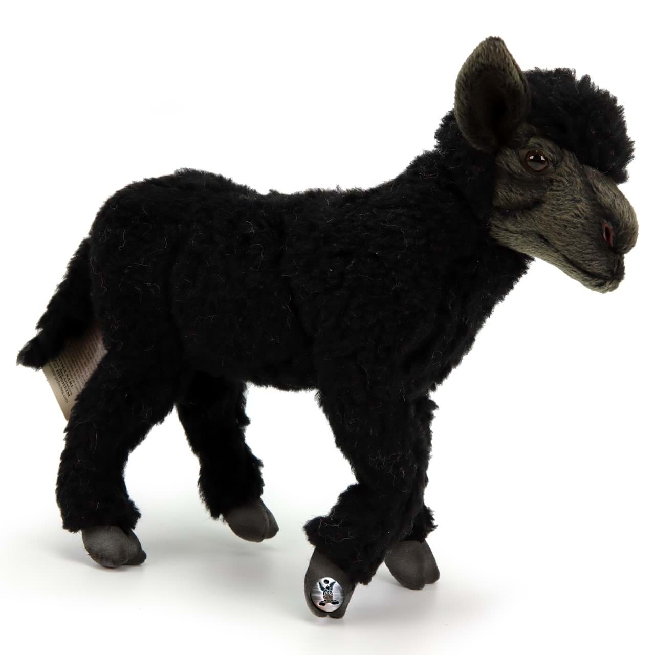 Lamm PREMIUM Schaf schwarz Sammeltier Plüsch Dekotier CAESAR